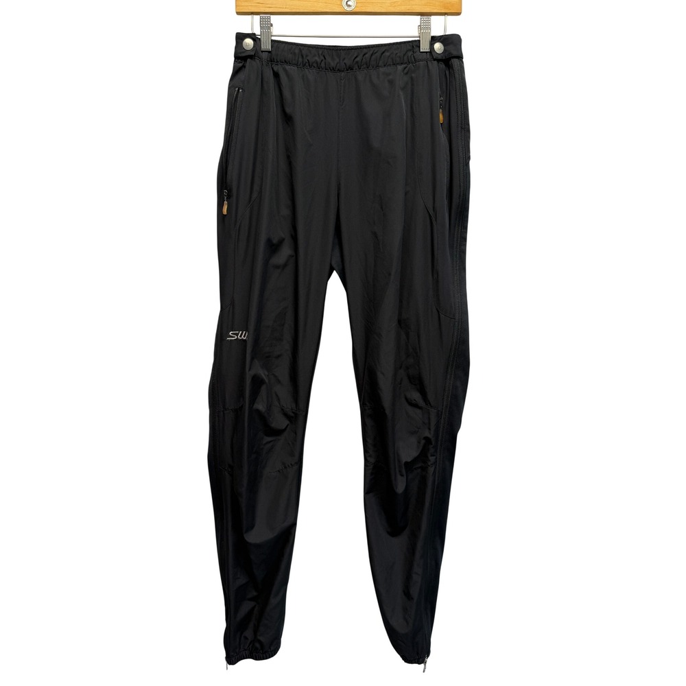 Swix Mens Black Performance Outdoor Hiking Pants Ankle Zip Gorpcore Small